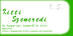 kitti szemeredi business card